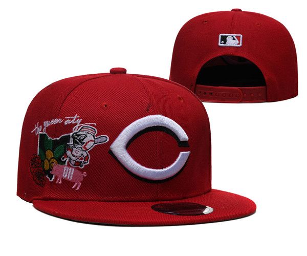 Cincinnati Reds Stitched Snapback Hats 0010